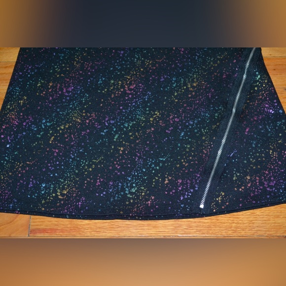 Youth girls black metallic Justice dress, size 8 - Picture 6 of 9